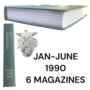 Porsche Panoramic Hardcover Bounded Magazines Vintage 1990 JAN-JUNE  PCA